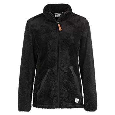 Image of WEATHER REPORT Women&#039;s Lucille Fleece Jacket, 1001 Black, 46 (EU)