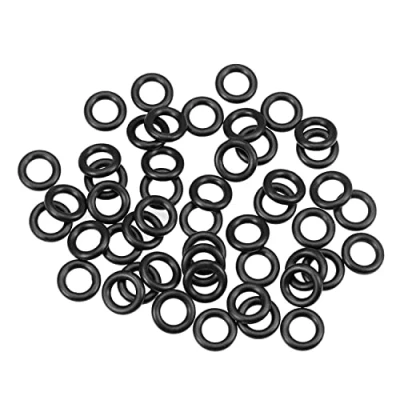 Image of Othmro 50pcs Rubber O Rings, Nitrile Washers 8mm OD 5mm ID 1.5mm Width, Sealing Gasket for Plumbing, Taps