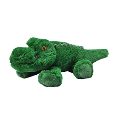 Image of Wild Republic EcoKins Mini Alligator Stuffed Animal 8 inch, Eco Friendly Gifts for Kids, Plush Toy, Handcrafted Using 7 Recycled Plastic Water Bottles
