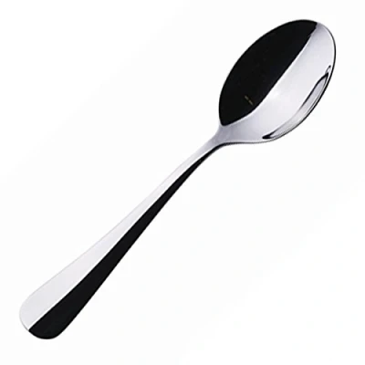 Image of Genware Baguette Cutlery 18/0 Tea Spoons Set of 12 Stainless Steel
