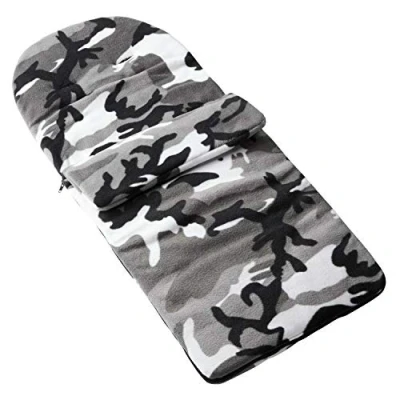 Image of FYLO Fleece Footmuff Compatible with Bugaboo Cameleon Grey Camouflage