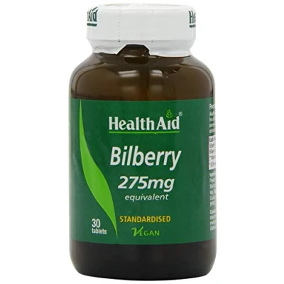 Image of HealthAid Bilberry 30 Tablets
