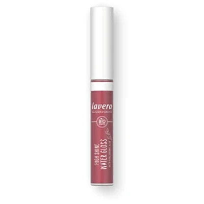 Image of lavera High shine Water Gloss Hot Cherry 02 Intense colour &amp; light texture Up to 6 hours hold Vegan Natural cosmetics (1x 13,4 g)