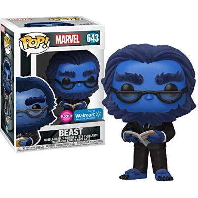 Image of Pop! Marvel X Men Beast Flocked Special Limited Edition Vinyl Figure from The Last Stand