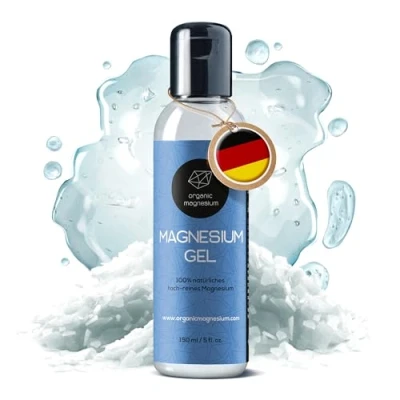 Image of ORGANIC MAGNESIUM® Magnesium Gel 150ml [Natural &amp; Pure] for Muscle Relaxation, Sports Sleep 100% Zechstein Chloride Joints Unscented