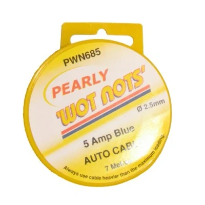 Image of Pearl PWN685 5A x 7m Wiring Cable Single Core Blue