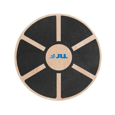 Image of JLL® Wooden Balance Board, ANTI SLIP SURFACE, Exercise Fitness Workout Rehabilitation Training Wobble Board