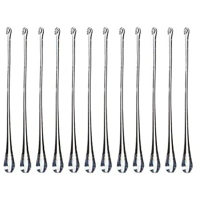 Image of Clear Glass Tear Drop Icicles 12 X 120mm by Premier