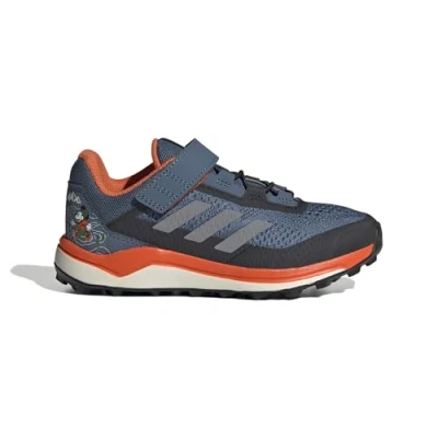 Image of adidas Terrex Disney Agravic Flow Trail Running Shoe, Wonder Steel/Grey/semi Impact Orange, 5 UK