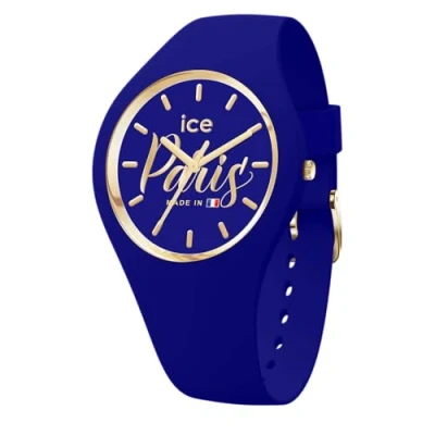 Image of ICE Watch cocorico Paris Midnight blue Women&#039;s wristwatch with silicon strap 023249 (Small)