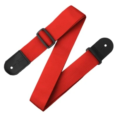Image of Levy&#039;s M8POLY Red 2&quot; Polypropylene With Poly Ends