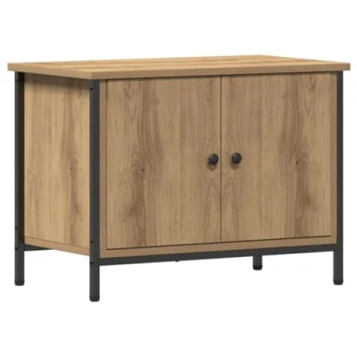 Image of vidaXL TV Stand Artisan Oak Particle board 60 x 35 45 cm