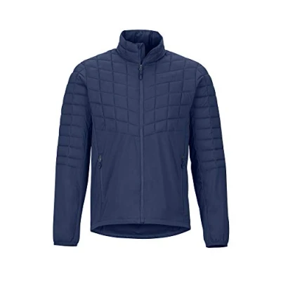 Image of Marmot Men Featherless Hybrid Lightweight Insulated Hiking Jacket Arctic Navy, Small
