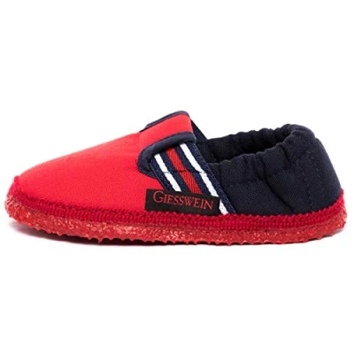 Image of GIESSWEIN Aichach, Flache Hausschuhe Unisex Kinder, Feuer 312, 35 EU