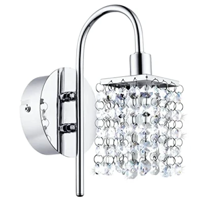 Image of Eglo Almonte Wall Light, Steel, 3 W, Chrome