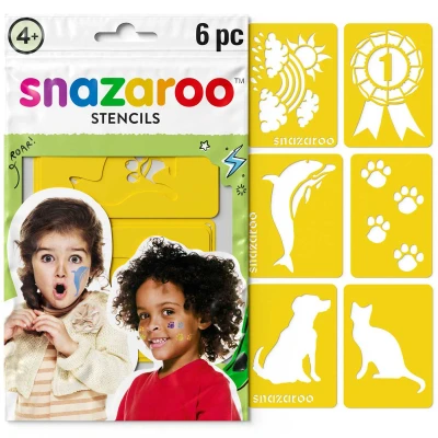 Image of Snazaroo Face Painting Stencils 6 kg Unisex, Acrylic, Gemischt