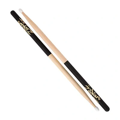 Image of Zildjian 5B Nylon Black Dip Drumsticks Z5BND