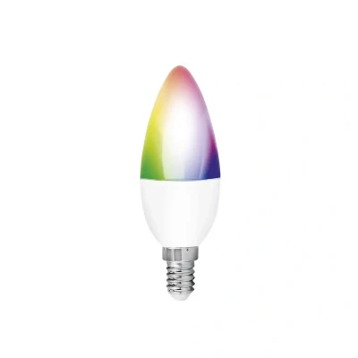 Image of Bluetooth 5W RGB + Tuneable White Candle Lamp Aurora AOne