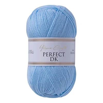 Image of Utopia Crafts DK Double Knitting Yarn, 100g (Baby Blue)
