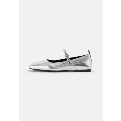 Image of Vagabond Delia Ballet pumps, Women&#039;s, Size: 3, Silver Leather