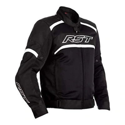 Image of RST 2368 Pilot CE Textile Jacket Black/White