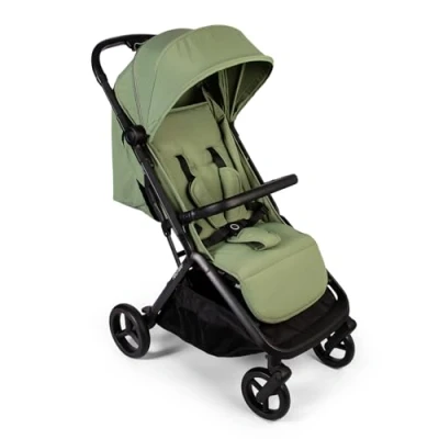 Image of Push Me Astro Stroller with Auto Compact Fold Sage (105 cm x 54 84cm)