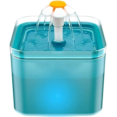 Image of Cat Water Fountain for Drinking: 2L Dog Pet Drinking Fountains Cats AONBOY