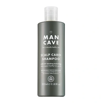 Image of ManCave Scalp Care Shampoo for Men, DHT Blocker Encourages Hair Growth and Dandruff Control, Contains Saw Palmetto, Panthenol Betaine, Sulphate Free, Natural, Vegan, Cruelty 350 ml