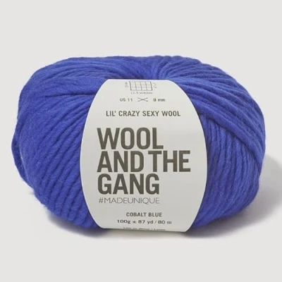 Image of Wool and the Gang, Lil&#039; Crazy Sexy Wool, Cobalt Blue, 100g, Chunky