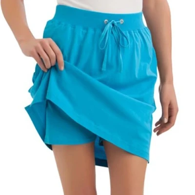 Image of Easylife Drawstring Skort (Blue XL). Athletic for Women. Comfortable Skort. Machine Washable with Pockets. Versatile Lightweight Fully Guaranteed