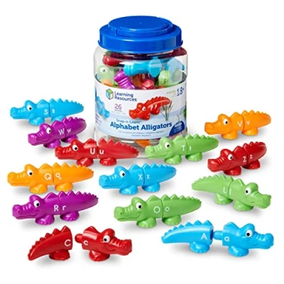 Image of Learning Resources Snap n Learn Alphabet Alligators, Medium