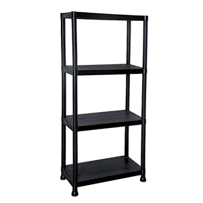 Image of Blackspur 4 Tier Plastic Shelving Unit