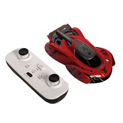 Image of RED5 Wall Climbing Super Car in Red with Vacuum Suction Tech and IR Controller