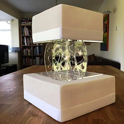 Image of Cake Pillars Square Heart Clear, 23 X 20 cm