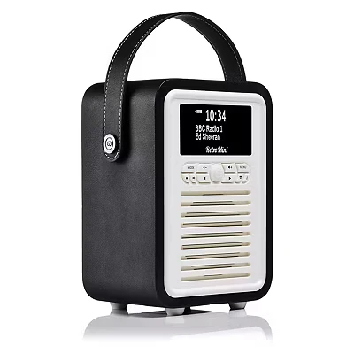 Image of Viewquest Retro Mini DAB Radio Black