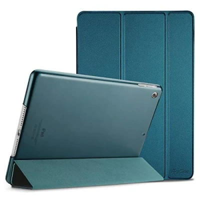 Image of ProCase Smart Case for iPad Mini 1 2 3 7.9 inches(Mode: A1432 A1454 A1455 A1489 A1490 A1491 A1599 A1600), Ultra Slim Lightweight Stand Cover with Translucent Back Support Auto Sleep/Wake Teal