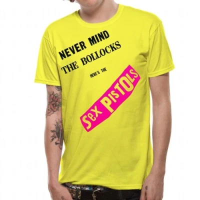 Image of Loud Distribution Mens Sex Pistols Never Mind The Bollocks Yellow Medium