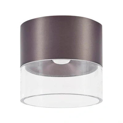 Image of Lindby LED ceiling light Dalila, black, Ø 10 cm, aluminium