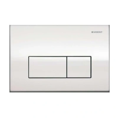 Image of Geberit Kappa50 Dual Flush Push Button Plate 115.260.21.1 Gloss Chrome