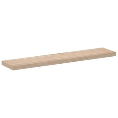 Image of vidaXL Floating Shelf Wall Display/Storage Board Engineered Wood and Metal 110 x 23.5 4 cm Space Saving, Versatile Use