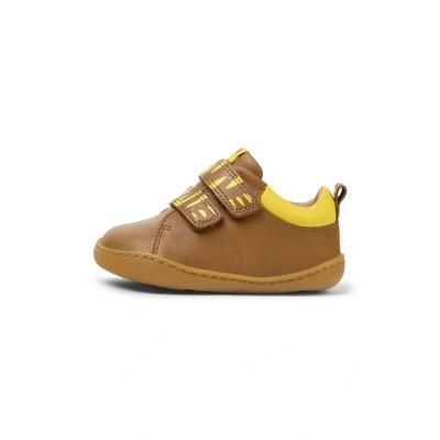 Image of Camper Unisex Kid&#039;s Peu Cami K800405 Basket, Medium Brown 051 TWS, 8.5 UK Child