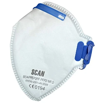 Image of Scan SCAPPEP2FF FFP2 Fold Flat Disposable Masks Pack of 3