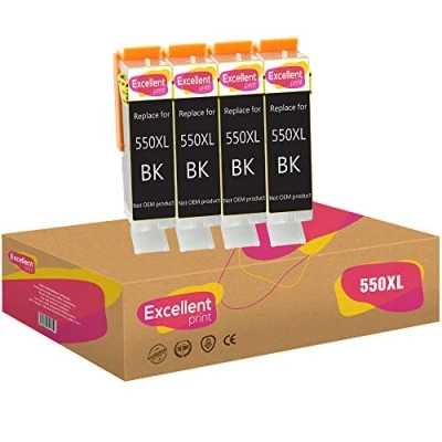 Image of Excellent Print PGI 550XL 550 Compatible Ink Cartridges for Canon Pixma IP7250 MG5650 MX925 MG7550