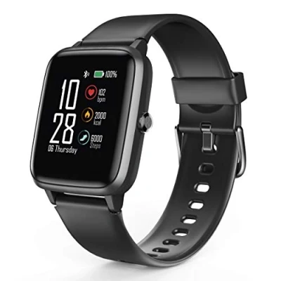 Image of Hama &quot;Fit Watch 5910&quot; Smartwatch, GPS, Waterproof, Heart Rate, Calories, Black