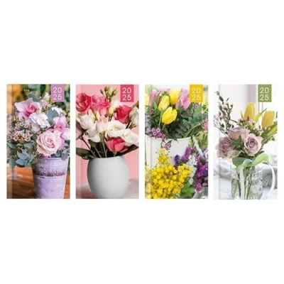 Image of 2025 Diary Slim Week to View Fashion Floral Photographic in CDU Random.