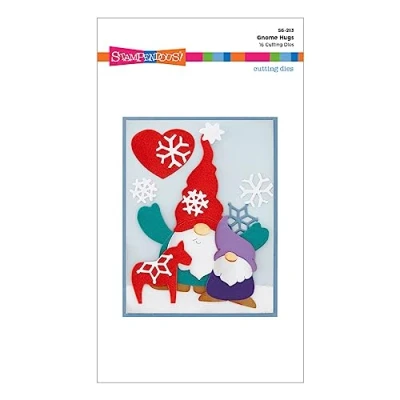 Image of Gnome Hugs Etched Dies from The Holiday Collection by Stampendous