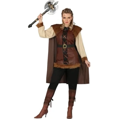 Image of FIESTAS GUIRCA Viking Fancy Dress Costume Adult Women Size 10 12