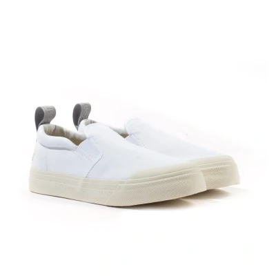 Image of Lyle &amp; Scott Mens Duncan Plimsoll Shoes White UK 9