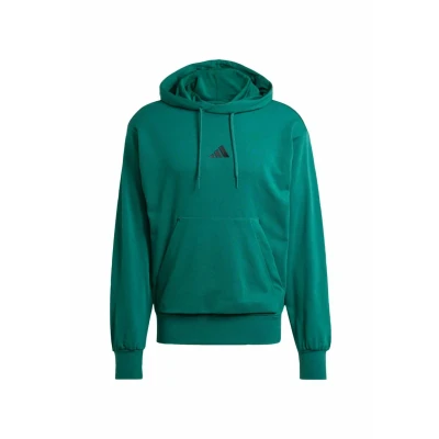 Image of adidas Sportswear Essentials Feelcozy Hoodie, Men&#039;s, Size: XS, Collegiate green black