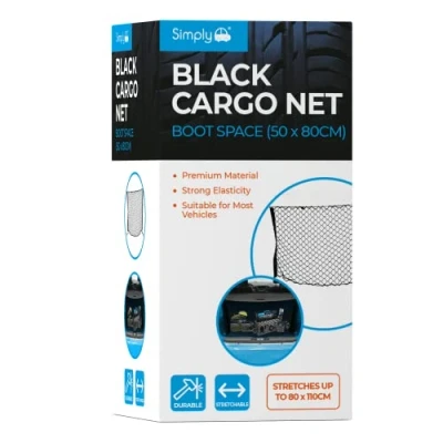 Image of 13x Simply Large Cargo Net Black NET02